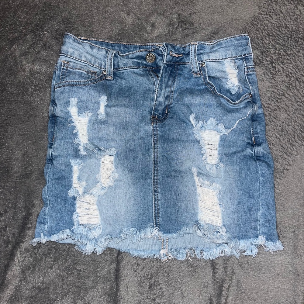 Light color Jean skirt